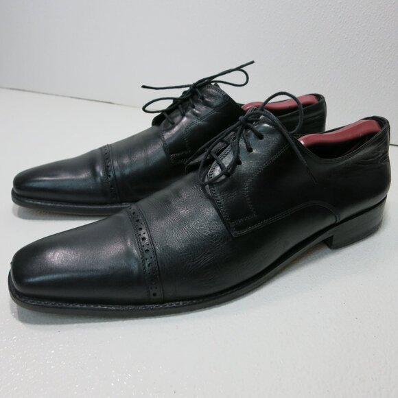 To Boot New York Cap Toe Leather Dress Oxfords Men's Footwear Shoes Italy 10.5 - Picture 1 of 6